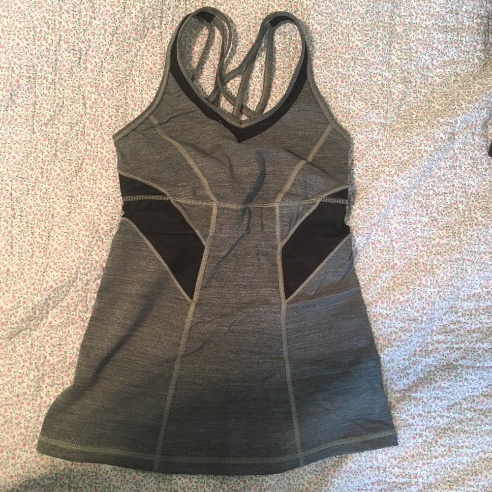 Gray Lululemon Tank Top